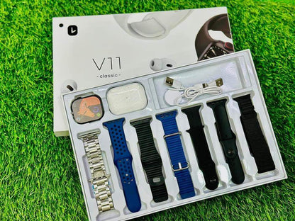 Combo Reloj Inteligente Ultra 2 + Pods Pro 2 + 7 Pulsos ***